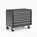 Werkzeugwagen 77 x 46 x 97 cm Stahl dunkelgrau mit 7 Schubladen rollbar